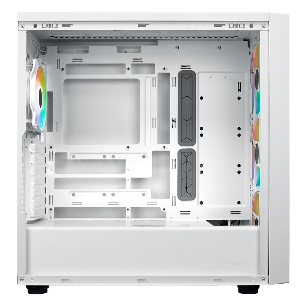 COOLERMASTER MasterBox 600 TG MB600-WGNN-S00 3-14CM ARGB Fanlı Gaming EATX PC Kasası Beyaz