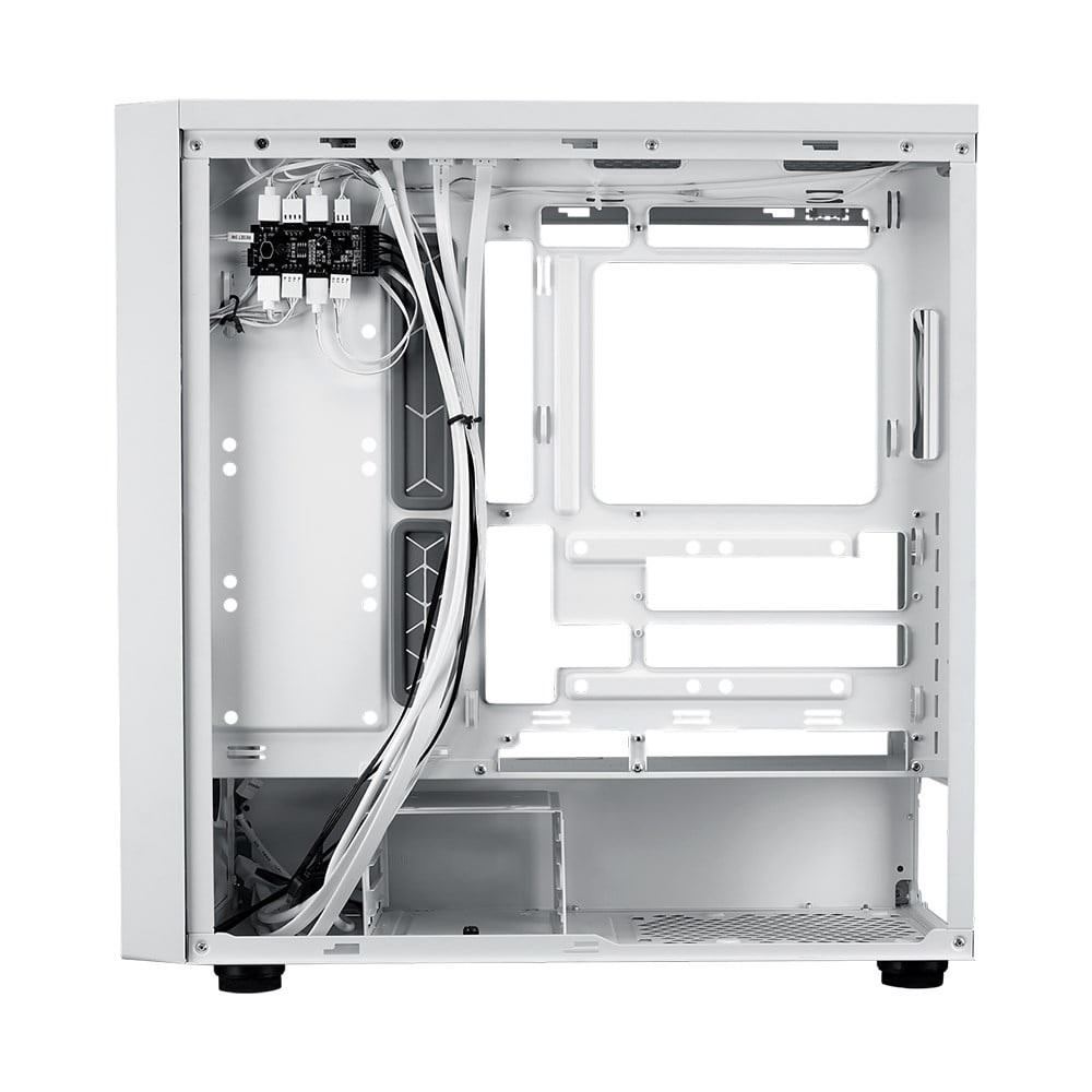 COOLERMASTER MasterBox 600 TG MB600-WGNN-S00 3-14CM ARGB Fanlı Gaming EATX PC Kasası Beyaz