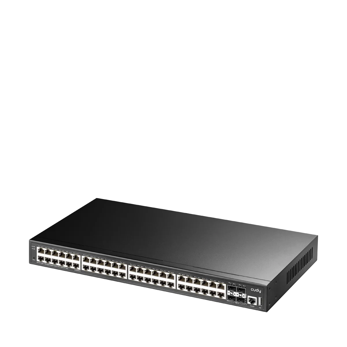 CUDY 48port 4-10GbE SFP Gigabit Layer3 Yönetilebilir Switch GS5048S4