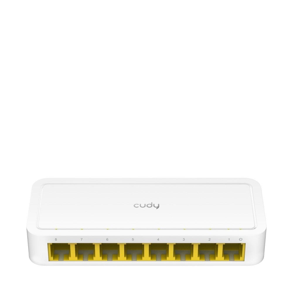 CUDY FS108D 8 PORT 10/100 YONETILEMEZ DESKTOP SWITCH PLASTİK KASA