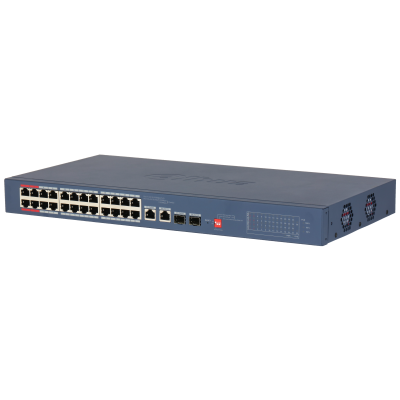 DAHUA 24port CS4226-24ET-240 10/100 2-SFP 240W Cloud PoE Switch