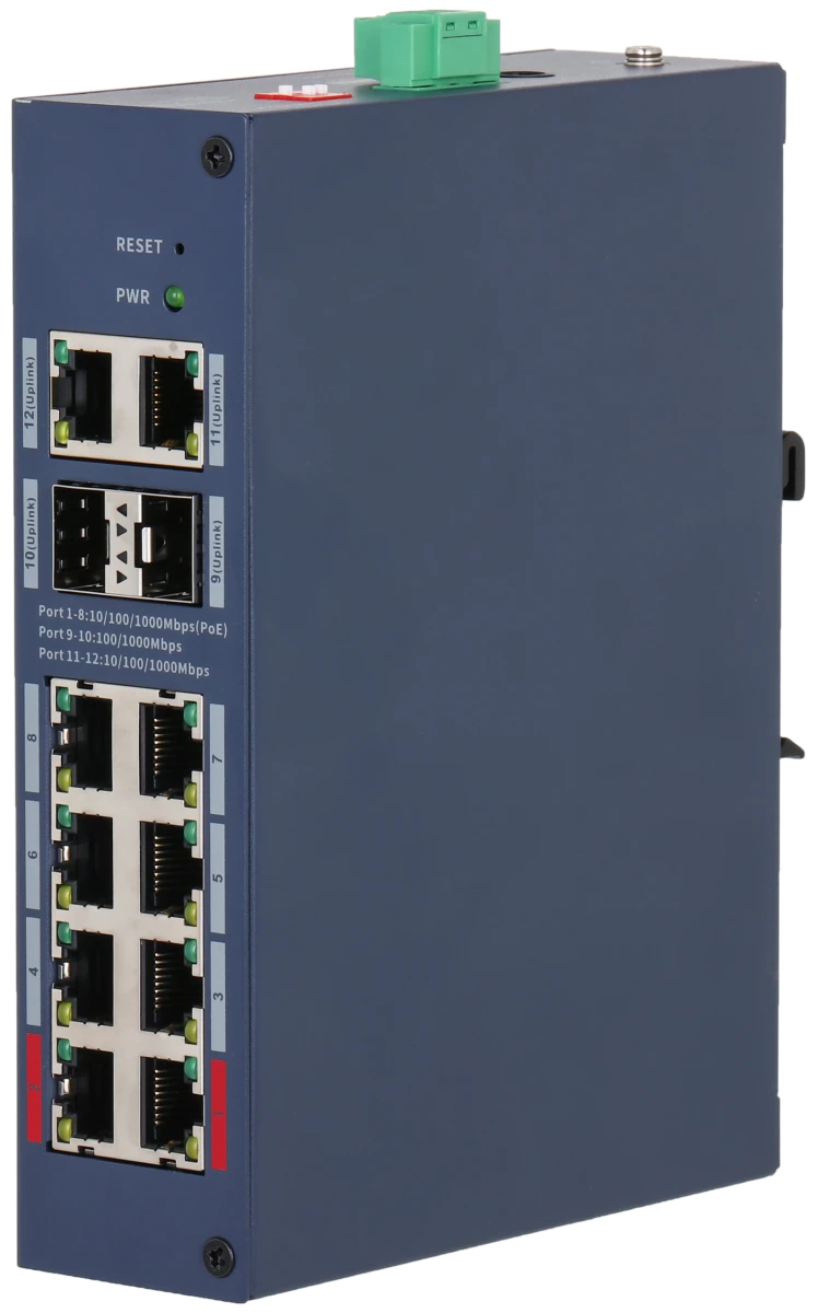 DAHUA 8port PoE 117w 2-SFP Gigabit Yönetilebilir Switch CHS4212-8GT-110