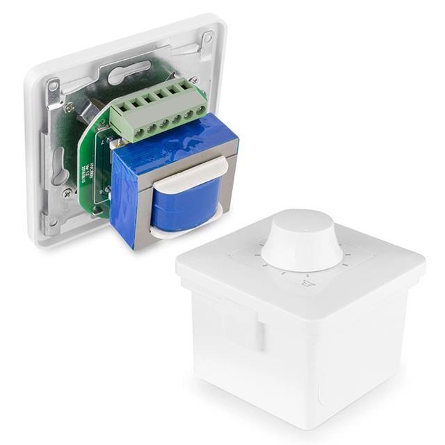 Decon VLK-10N 10W Kasalı Trafolu Dimer 24V Roleli Volume Ses Kontrol Ünitesi