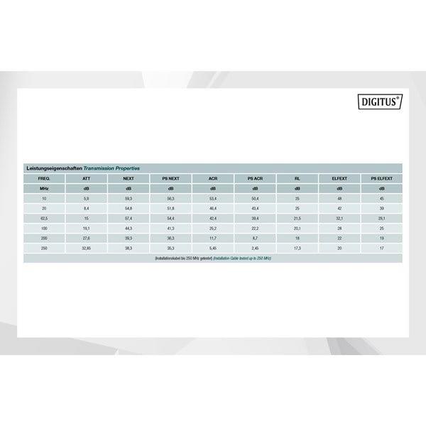 DIGITUS 500metre CAT6 Utp 23AWG Gri Makara Saf Bakır Kablo 0.50mm DK-1613-VH-5-GR