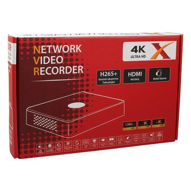 Drk Nvr 8010 10 Kanal 8mp H265+ Nvr Kayıt Cihazı