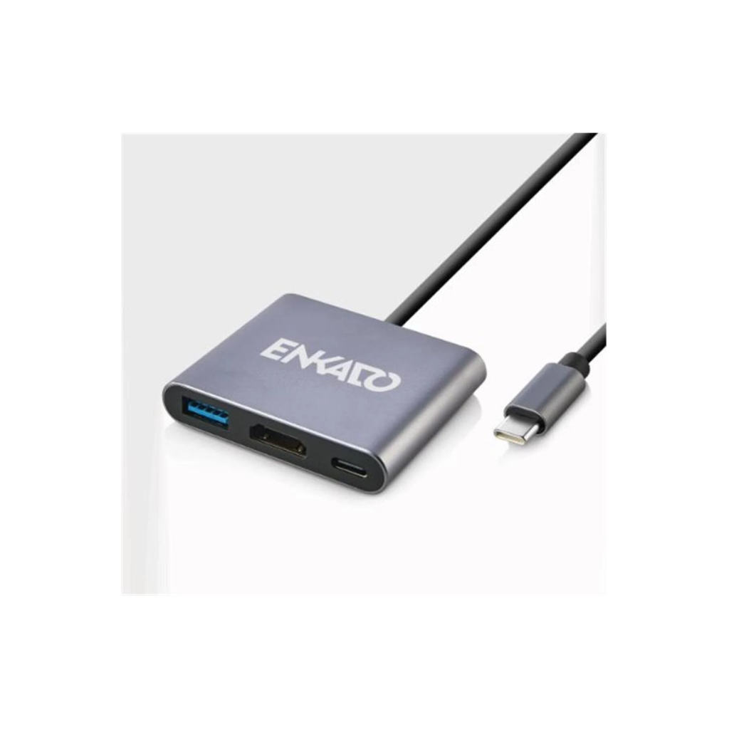 ENKADO EKD-TP43, Type-C To HDMI+PD+USB 3.0 Çevirici