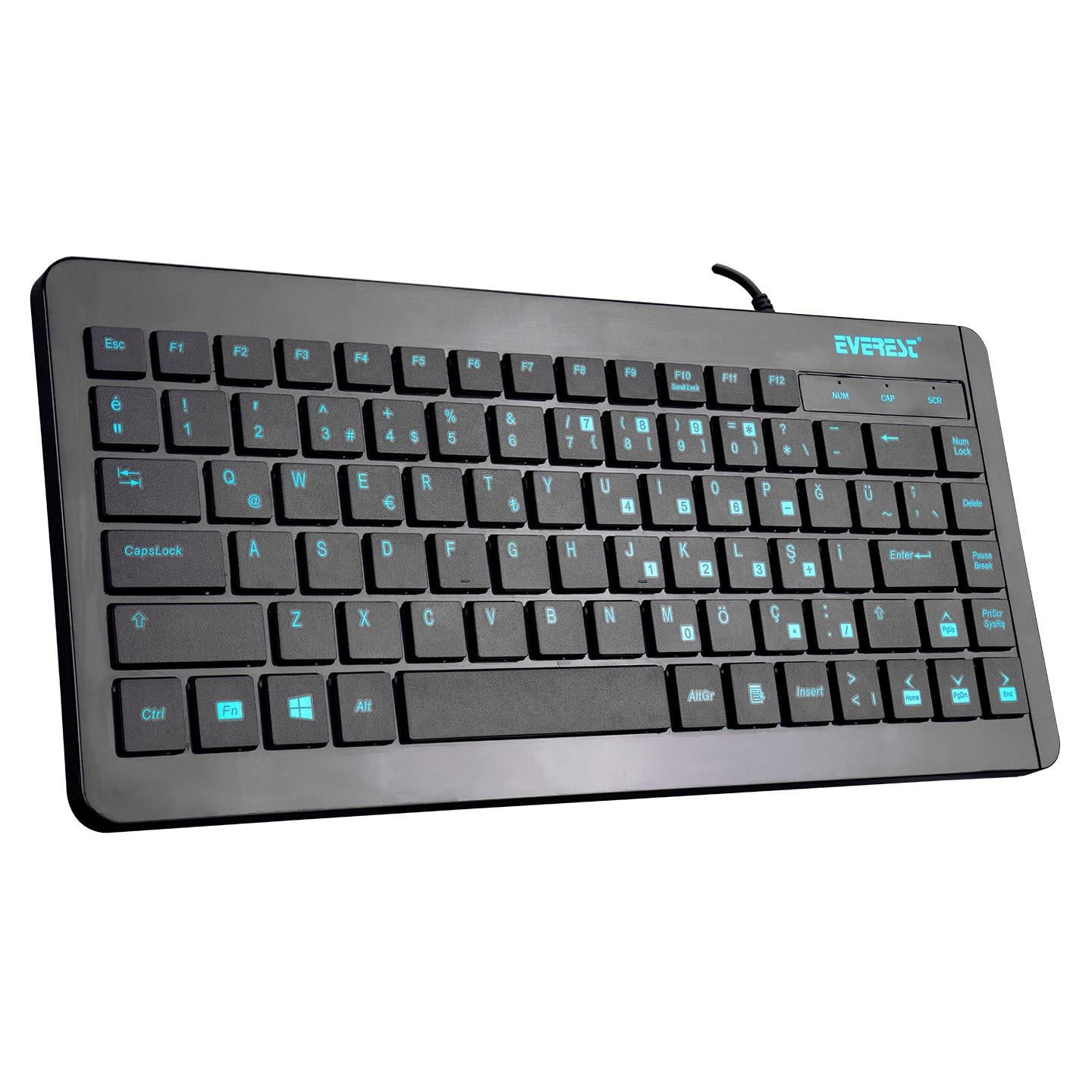 EVEREST KB-410 Kablolu USB Mini Klavye