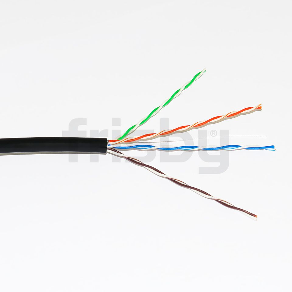 FRISBY 305metre 26AWG Siyah CCA CAT5e Kablo FNW-CAT525