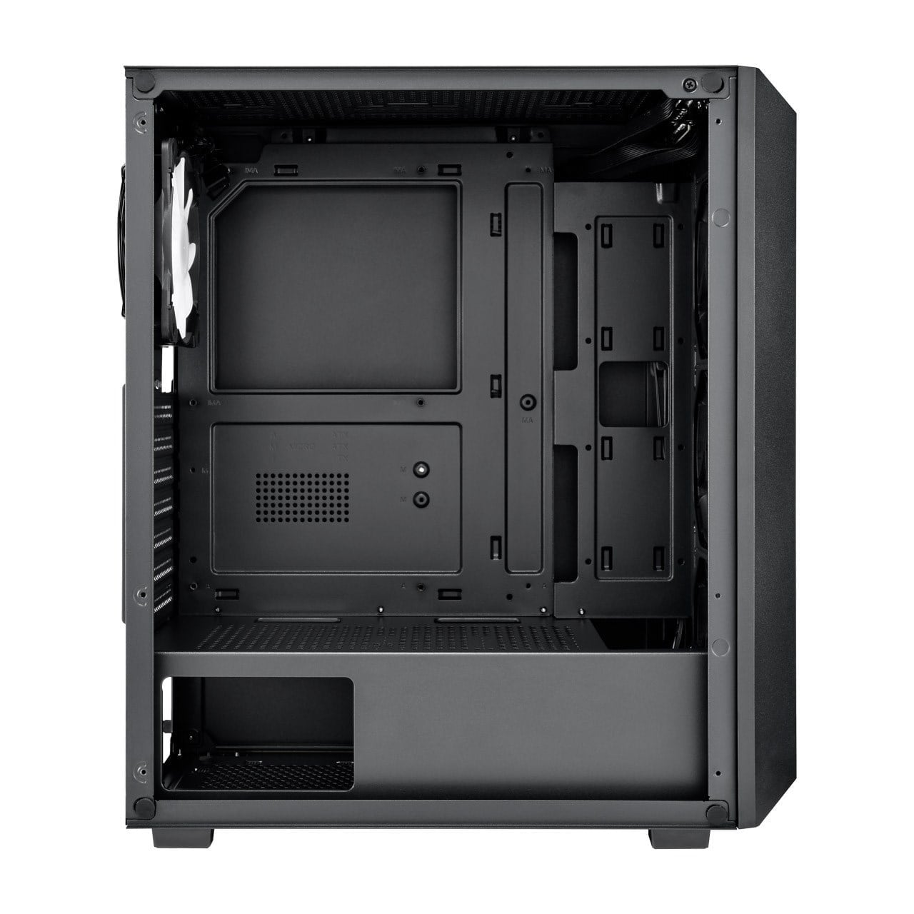 FSP CMT218 650W 4x FAN E-ATX SİYAH GAMING KASA