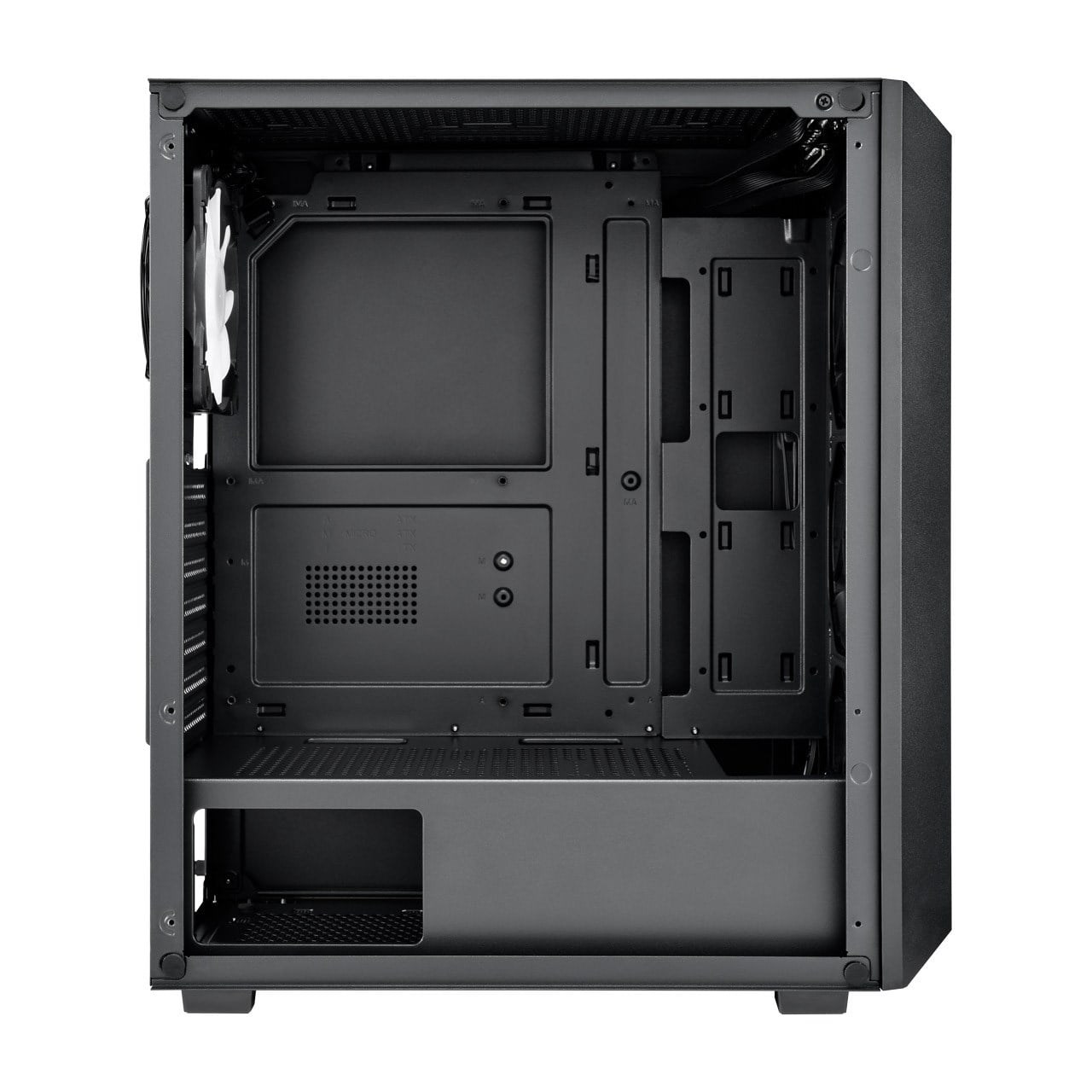 FSP CMT218 650W 4x FAN E-ATX SİYAH GAMING KASA
