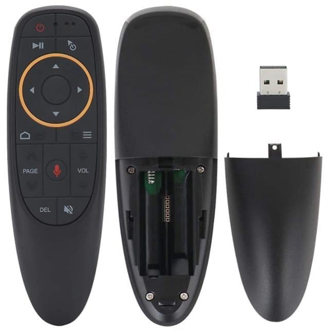G10 Android-Windows-Linux-TV Box-Mac OS Uyumlu 2.4 Ghz Ses Komutlu Wireless Air Mouse Uzaktan Kumanda