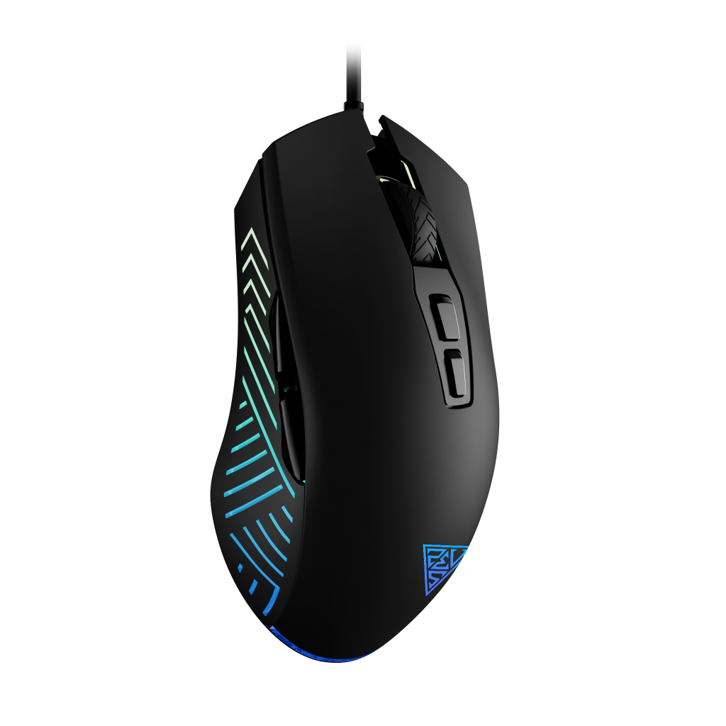 GAMDIAS ZEUS E4, RGB Aydınlatma, USB Kablolu,  7 Programlanabilir Buton, Gaming Mouse, 7.200 DPI, Siyah