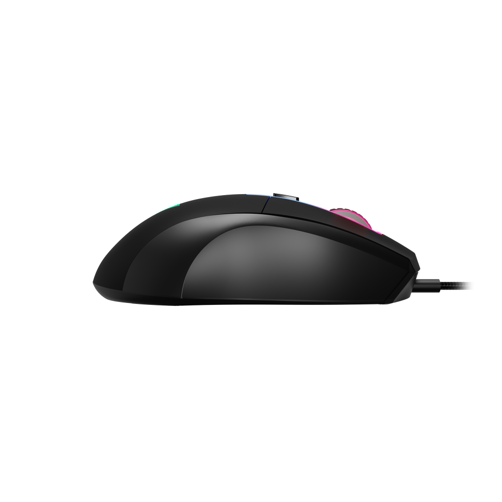 GAMDIAS ZEUS M5, RGB Aydınlatma, USB Kablolu,  7 Programlanabilir Buton, Gaming Mouse, 12.800 DPI, Siyah