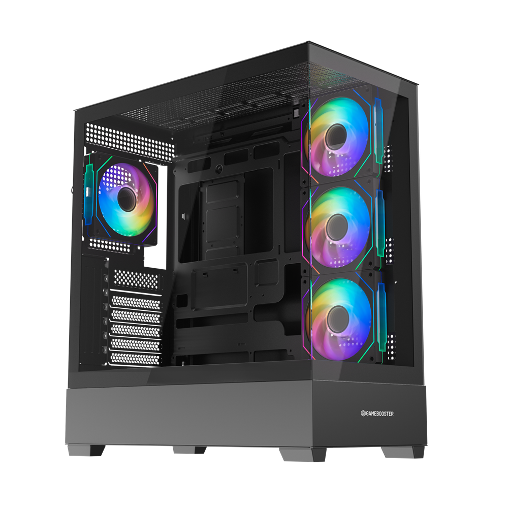 GAMEBOOSTER 750W 80+ BRONZE NYVRA PRIME JBST-GBJML01 4-ARGB Fanlı Gaming EATX PC Kasası