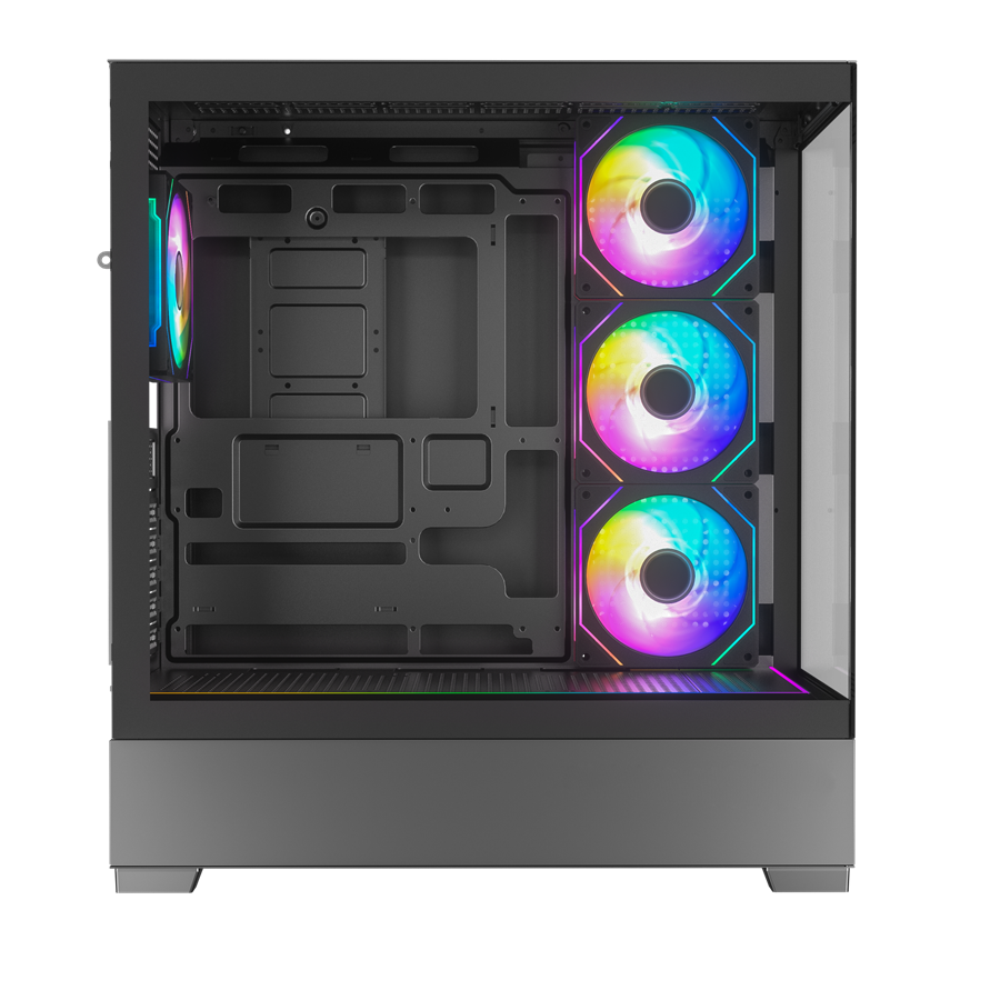 GAMEBOOSTER 750W 80+ BRONZE NYVRA PRIME JBST-GBJML01 4-ARGB Fanlı Gaming EATX PC Kasası