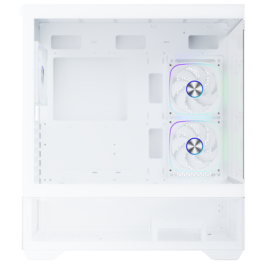 GAMEBOOSTER 750W+ BRONZE NYVRA ALPHA JBST-GBXMC04 3-ARGB Fanlı Gaming Mid-Tower PC Kasası Beyaz