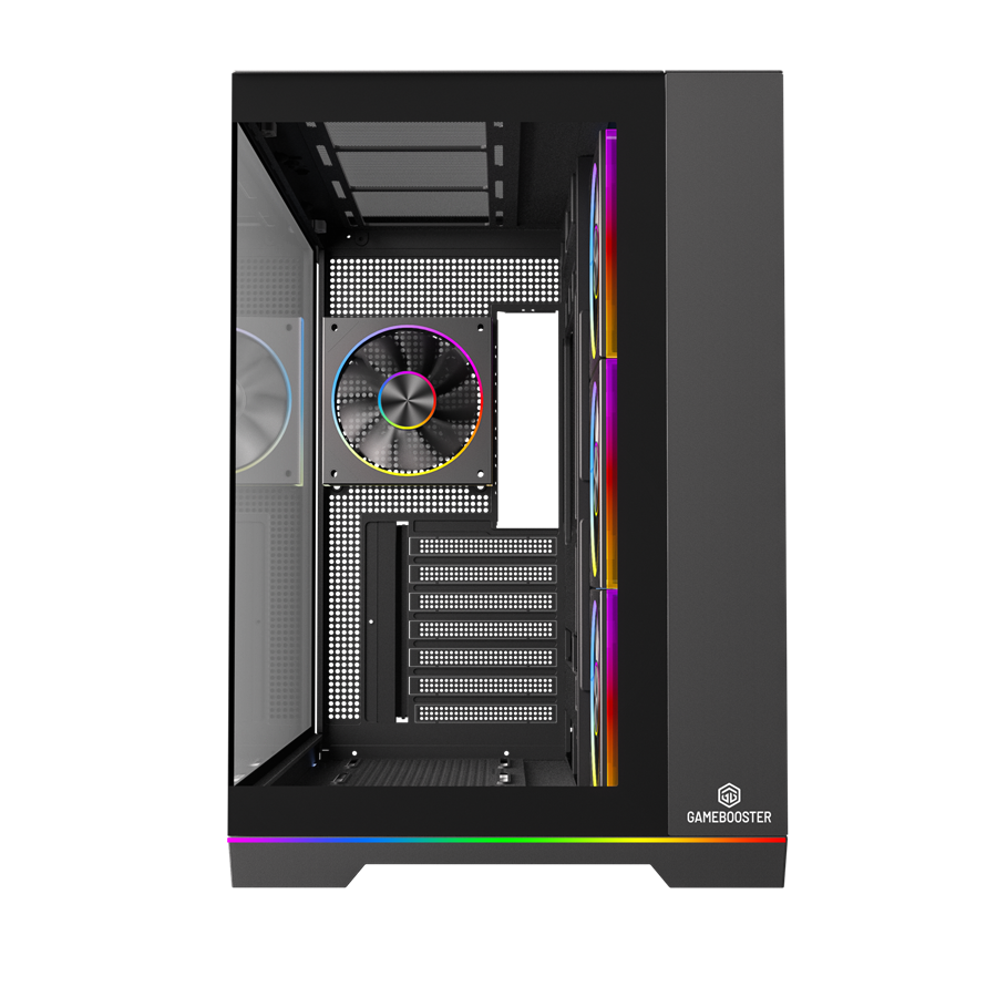 GAMEBOOSTER 850W 80+ BRONZE NYVRA SYNC JBST-GBJML08 4-ARGB Fanlı Gaming Mid-Tower PC Kasası