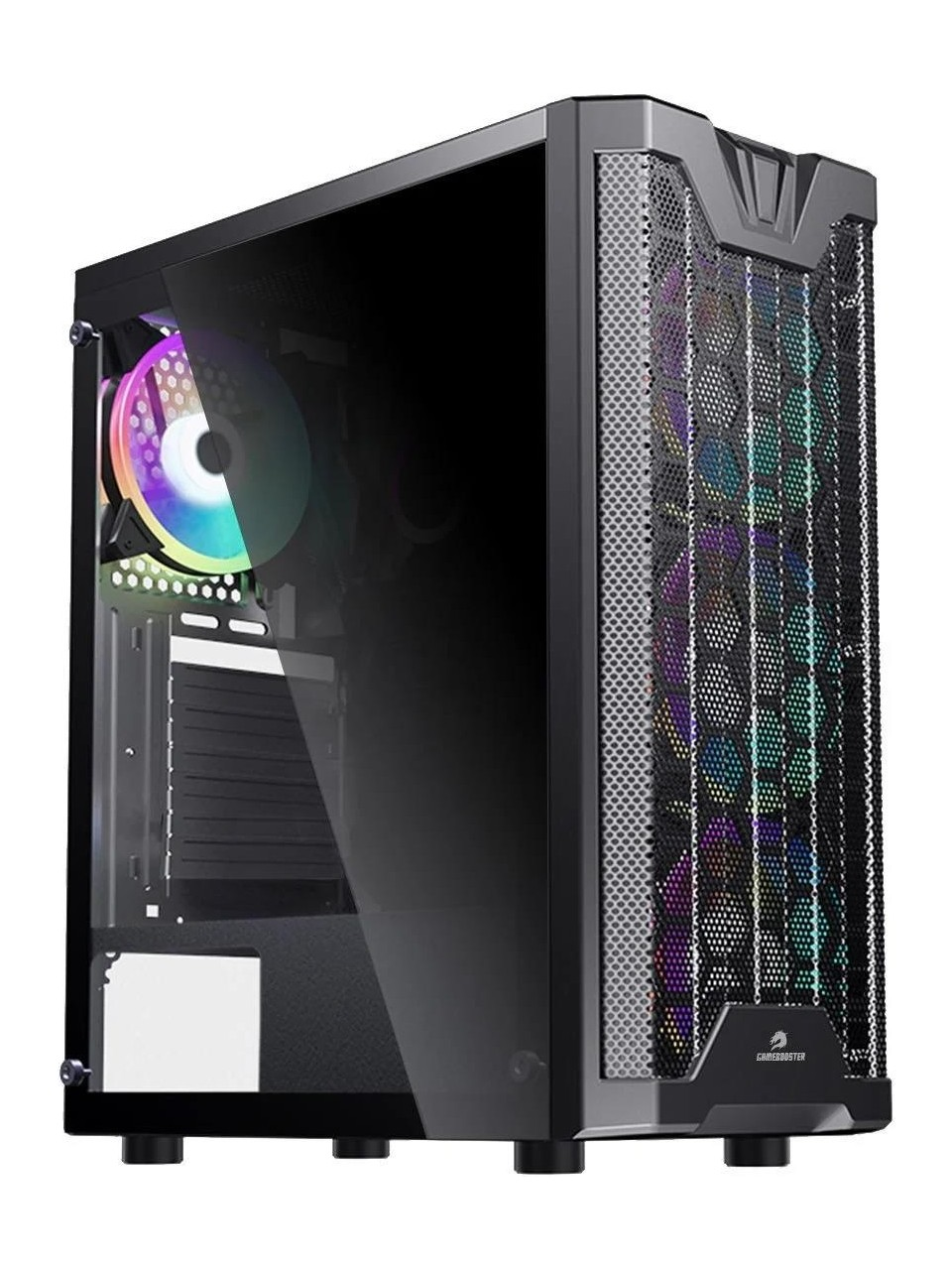 GAMEBOOSTER GB-G3601B 4-RGB Fanlı Gaming Mid-Tower PC Kasası