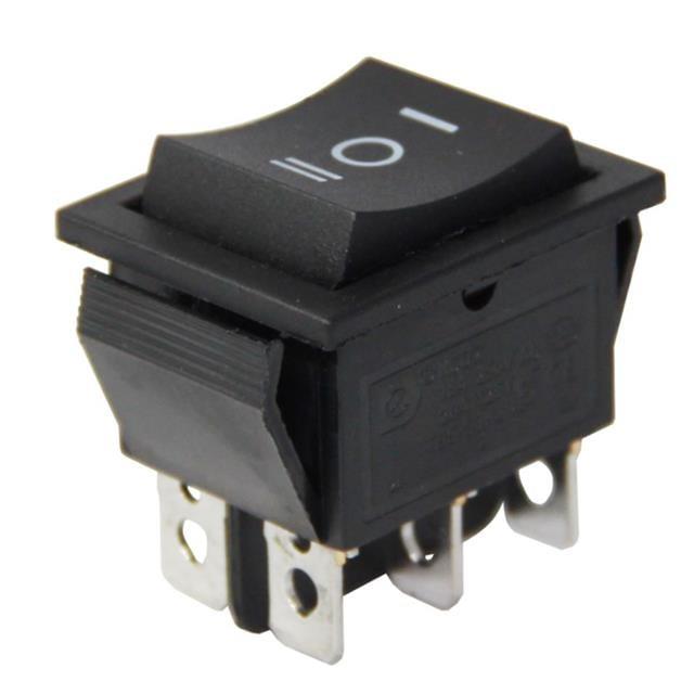 Geniş Işıksız 6 Pinli Yaylı Anahtar (Mom-Off-Mom) IC-110