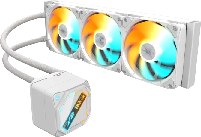 GIGABYTE 360MM GAMING 360 ICE ARGB AM5-1851p Sıvı Soğutmalı İşlemci Fanı Bayaz