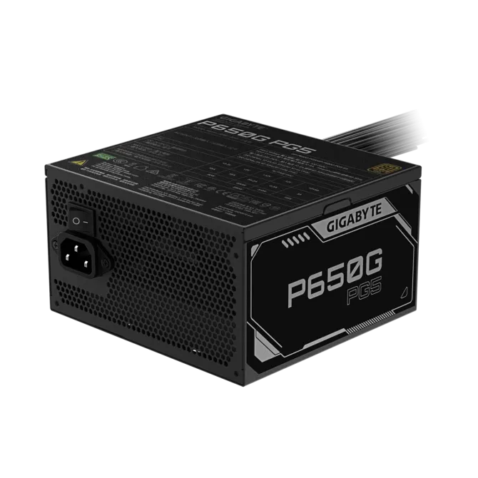 GIGABYTE 650w 80+Gold GP-P650G PG5 PCIe 5.1 Power Supply