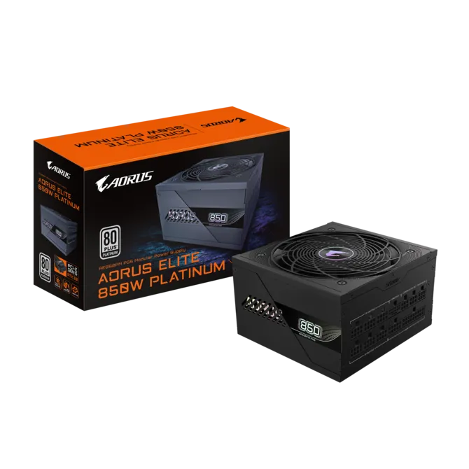 GIGABYTE 850W 80+PLATINIUM AORUS ELITE P850 GP-AE850PM PG5 Tam Modüler Power Supply