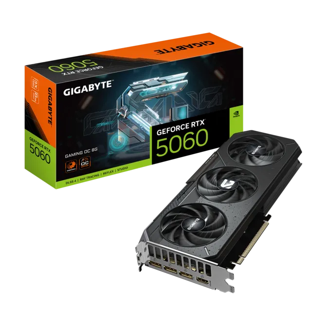 GIGABYTE 8GB RTX5060 GAMING OC GV-N5060GAMING OC-8GD GDDR7 128bit HDMI-DP PCIE 5.0