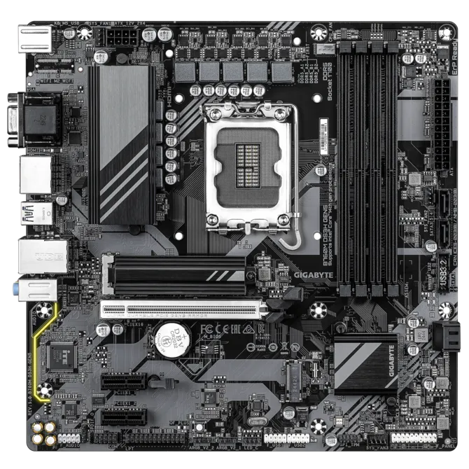 GIGABYTE B760M DS3H GEN5 DDR5 HDMI-DP TYPEC PCIE 4.0 1700p mATX