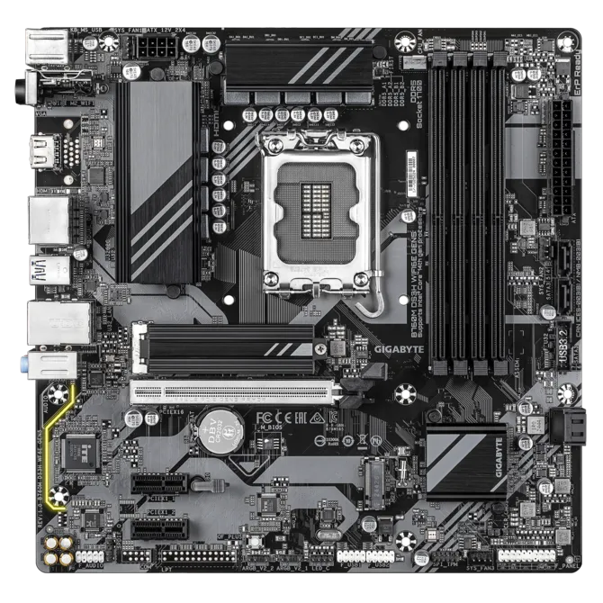 GIGABYTE B760M DS3H WIFI6E GEN5 DDR5 HDMI-DP PCIE 4.0 mATX