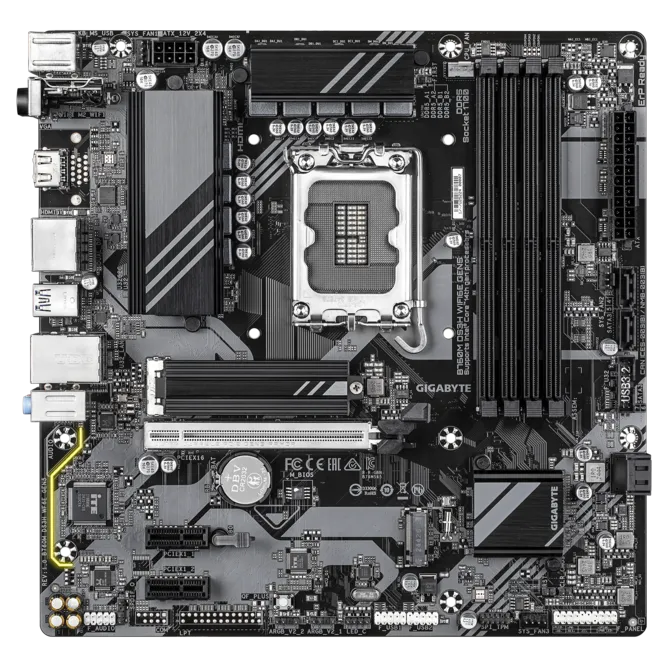 GIGABYTE B760M DS3H WIFI6E GEN5 DDR5 HDMI-DP PCIE 4.0 mATX