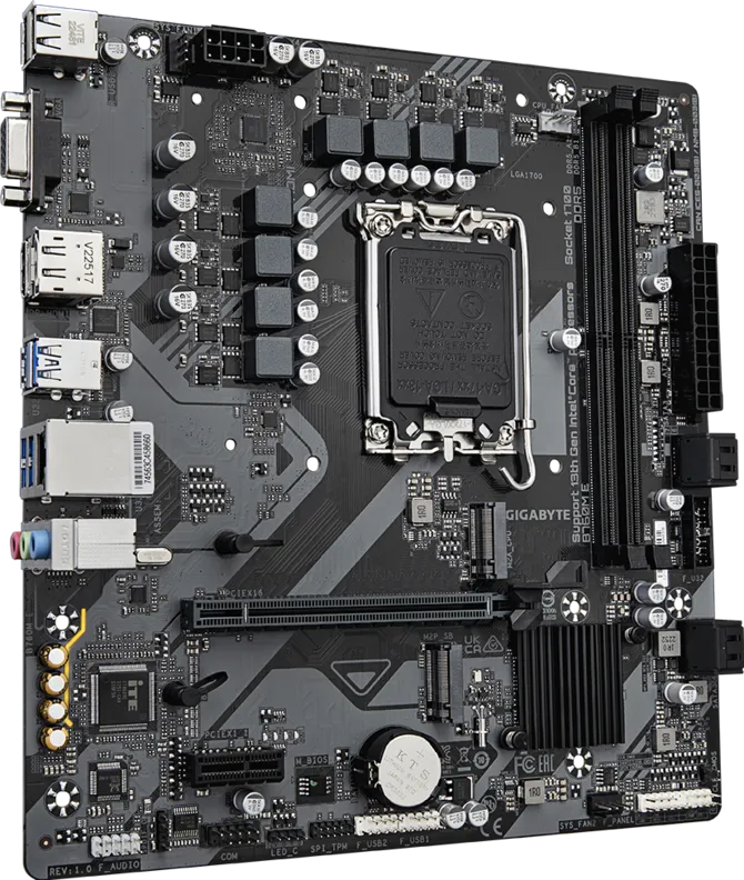 GIGABYTE B760M-E DDR5 HDMI VGA DP PCIe 4.0 16X 1700p mATX