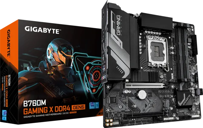 GIGABYTE B760M GAMING X GEN5 DDR4 HDMI-DP PCIE 4.0 1700p mATX