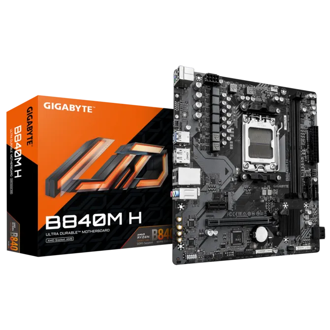 GIGABYTE B840M H DDR5 HDMI-DP PCIE 4.0 AM5 mATX