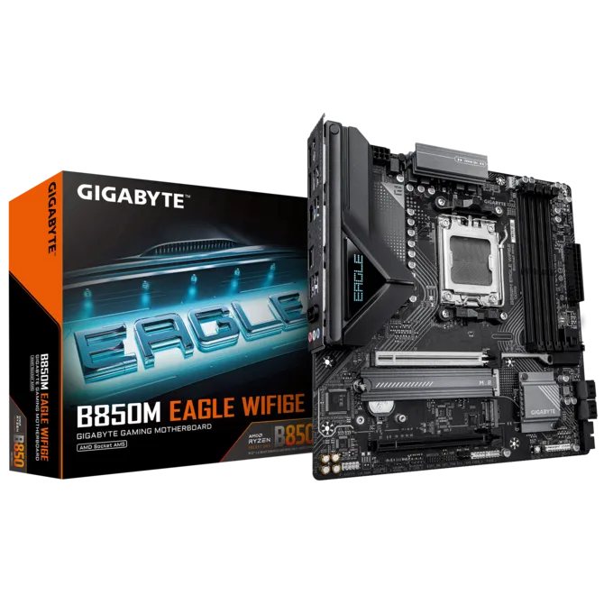 GIGABYTE B850M EAGLE WIFI6E DDR5 HDMI-DP TYPEC PCIE 5.0 AM5 mATX