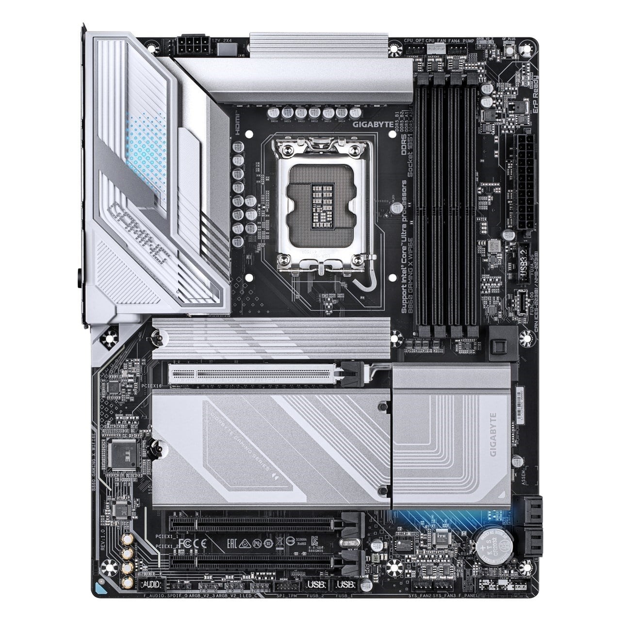 GIGABYTE B860-GAMING-X-WIFI6E 4x DDR5 DP/HDMI/TYPE-C 3x M.2 USB3.2 1851P ANAKART
