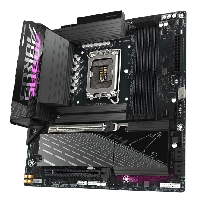GIGABYTE B860M AORUS ELITE WIFI6E DDR5 HDMI-DP PCIE 5.0 1851p mATX