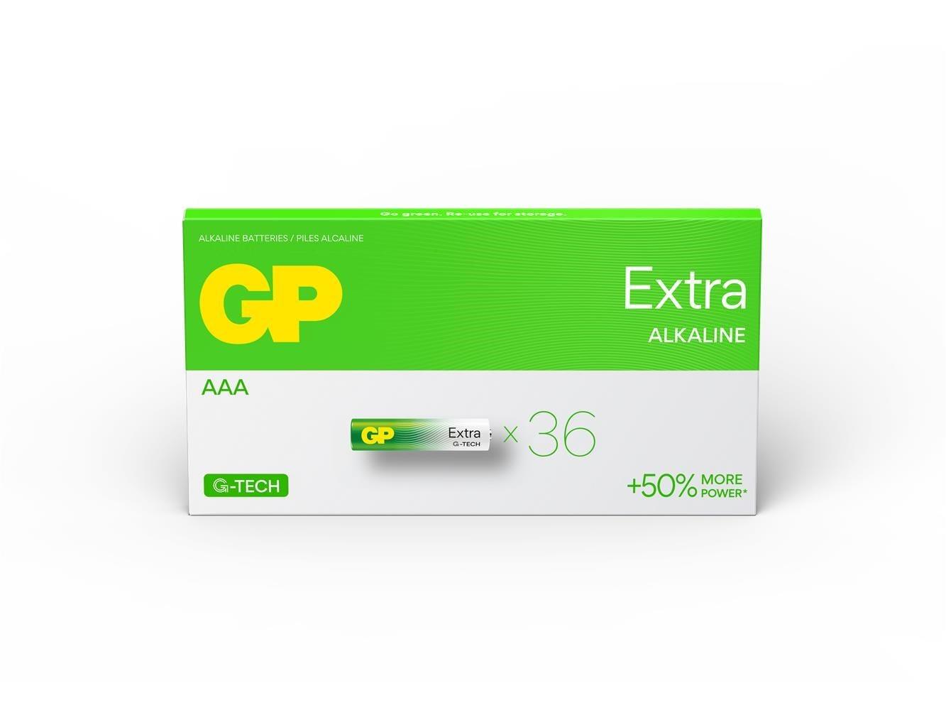 Gp R03 AAA Boy Extra Alkalin İnce Kalem Pil 36 lı Paket GP24AXETA21-2ECECBF36
