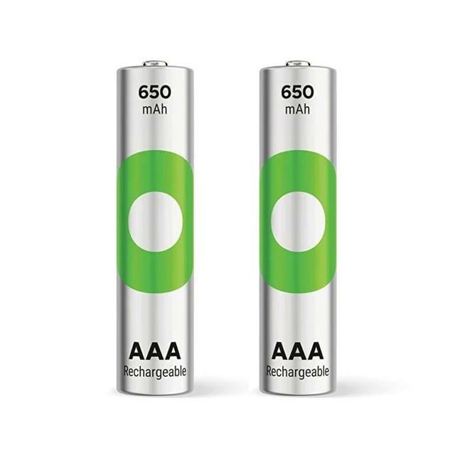 GP Recyko 650 Mah R03 AAA Şarjlı 2'li İnce Kalem Pil