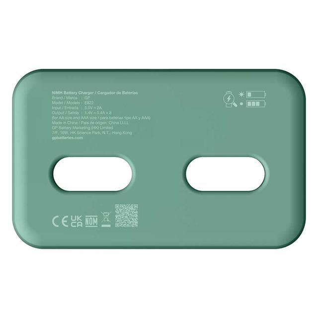 GP ReCyko E822 8'li USB Kalem Pil Şarj Cihazı - AA ve AAA Uyumlu Akıllı LED Göstergeli Profesyonel Şarjlı Ünitesi
