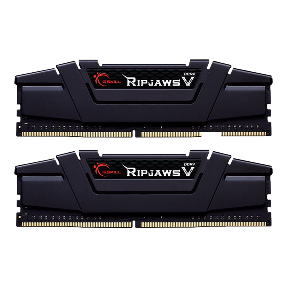 GSKILL 32GB (2X 16GB) DDR4 3200MHZ CL16 DUAL KIT PC RAM RIPJAWS V F4-3200C16D-32GVK