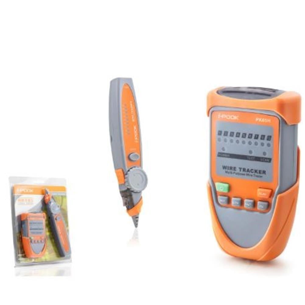 HADRON HDX6524 Wire Tracker Kablo Bulucu ve Network Test Cihazı Turuncu Gri