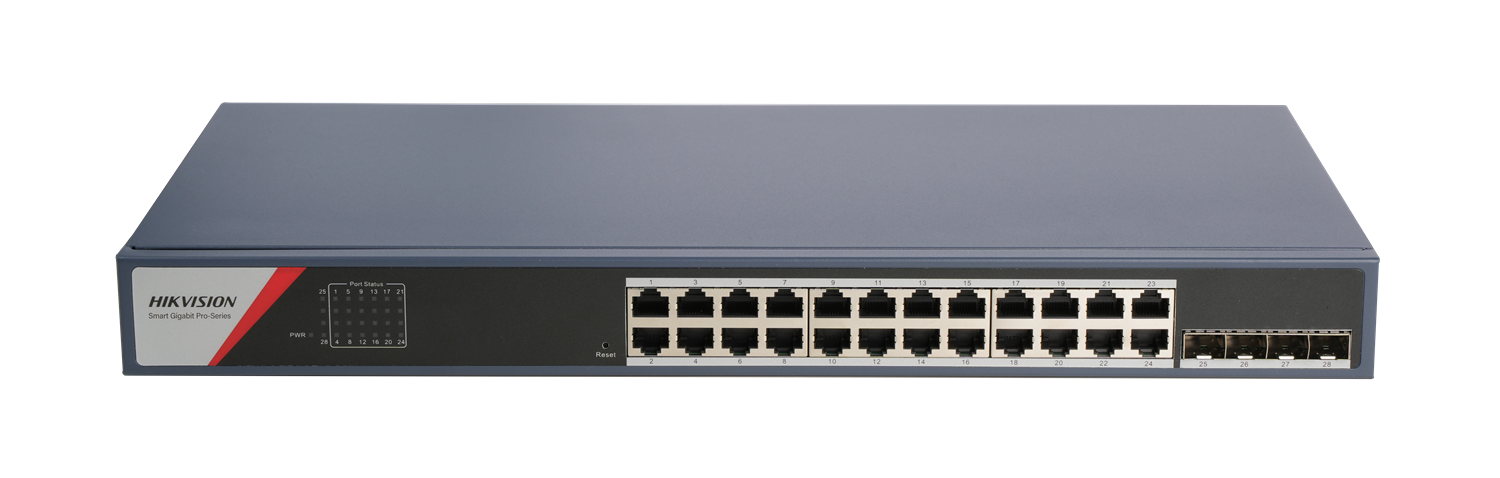 HIKVISION 24port 4-SFP Gigabit Yönetilebilir Switch DS-3E1528-SI-24T4F