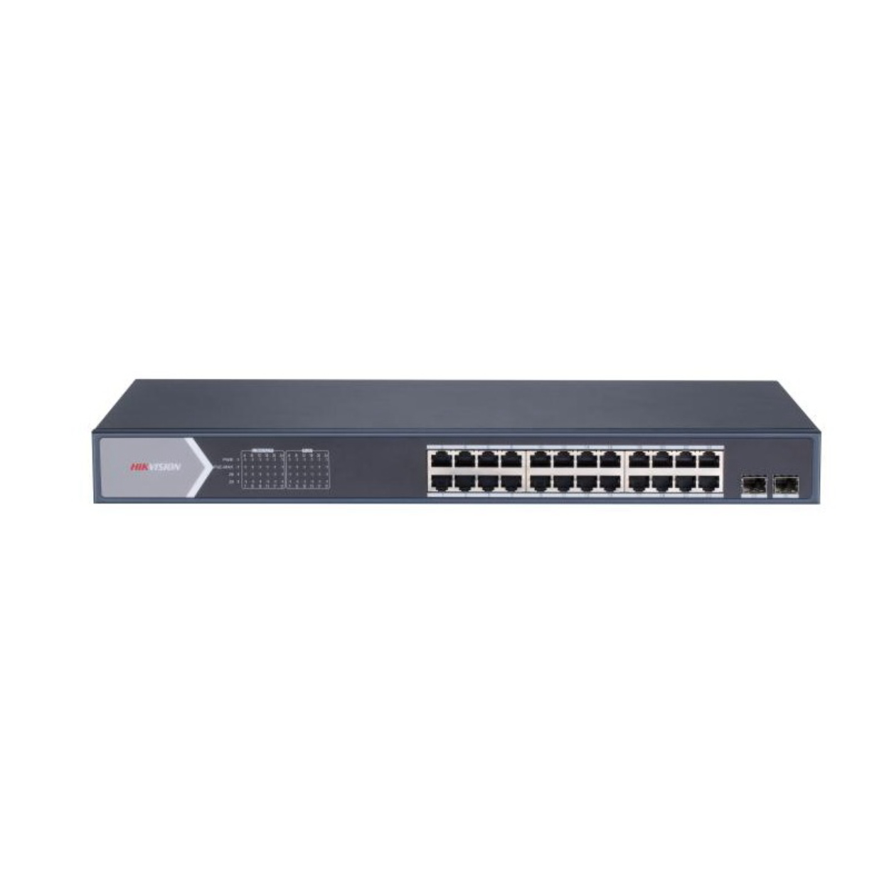 HIKVISION 24port PoE 225W 2-SFP Gigabit Yönetilemez Switch DS-3E0526P-E/M