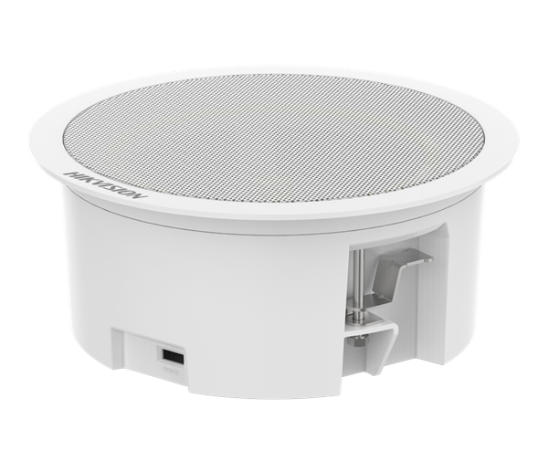 HIKVISION DS-QAZ1203G1-BE IP Tavan Tipi Hoparlör 3W - PoE - Bluetooth - 97dB - 179mm - Beyaz