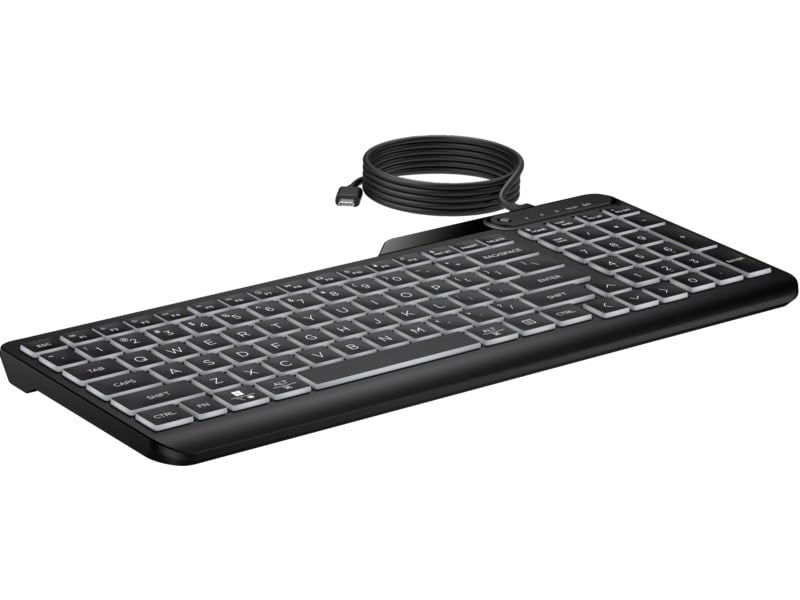 HP 405 7N7C1AA Işıklı Kablolu Kurumsal Klavye (Backlit Wired Keyboard)