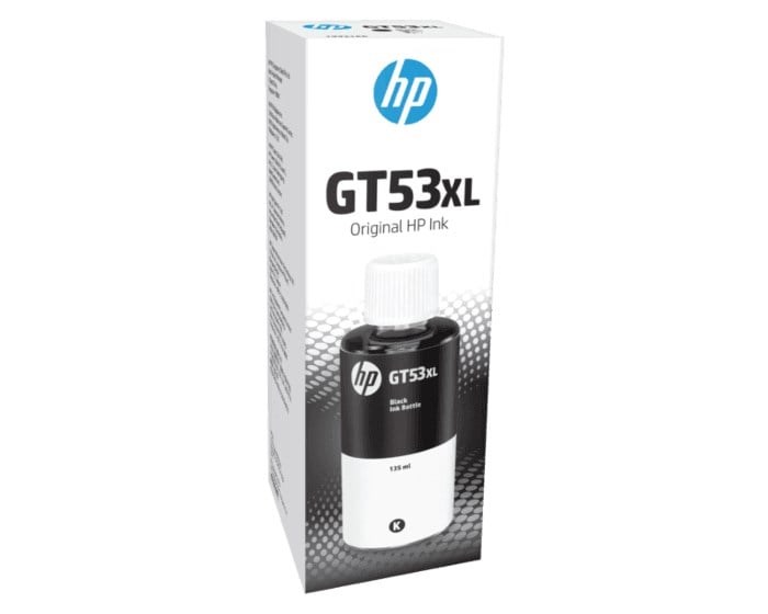 HP GT53XL Siyah Yüksek Kapasiteli Orijinal Mürekkep Şişesi 135ml (6.000 Sayfa) - 1VV21AE