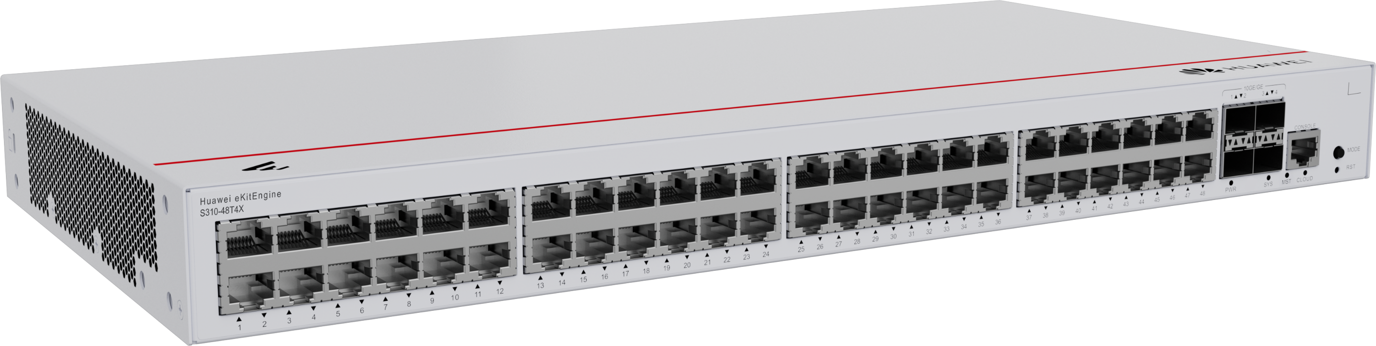 HUAWEI 48port eKIT S310-48T4X GIGABIT 4XSFP+ Yönetilebilir Switch RackMount Layer3