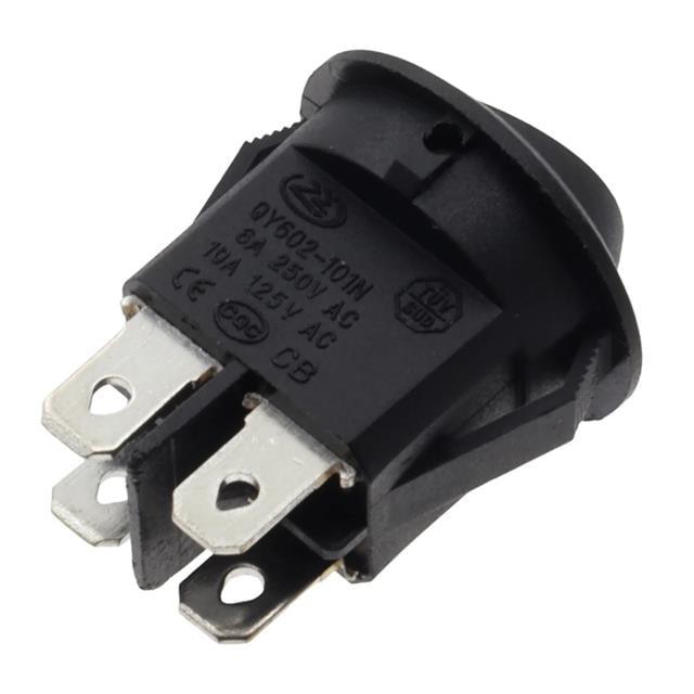 IC-131-4 Yuvarlak Işıklı On-Off Anahtar 4P