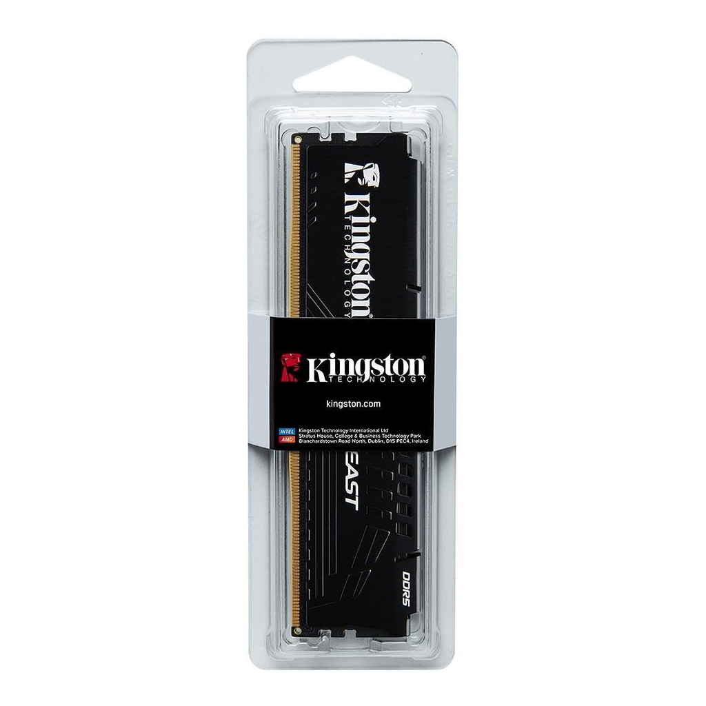 KINGSTON Beast, KF560C30BBE-32TR, 32Gb, 6000Mhz, DDR5, CL30, Desktop Gaming RAM (Soğutuculu)