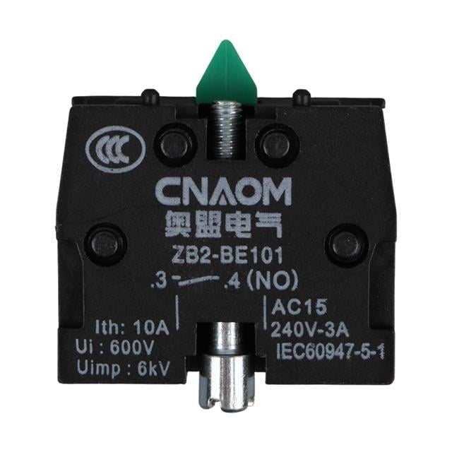 Lay5-Be102 22 Mm Kontak Blok No Yeşil